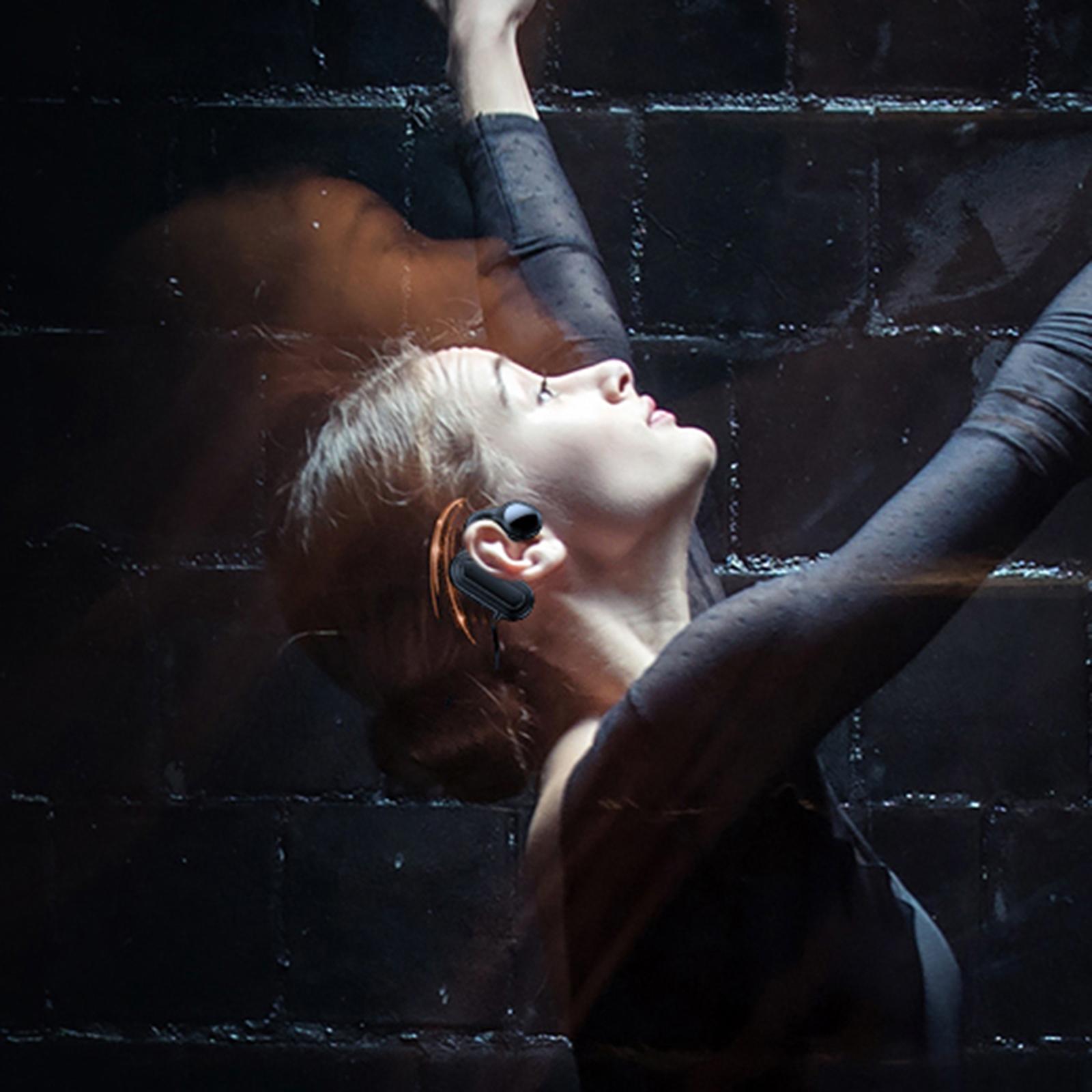 Bone Conduction Headphones, HiFi Headsets Drivers 12H Music Easy Button Work