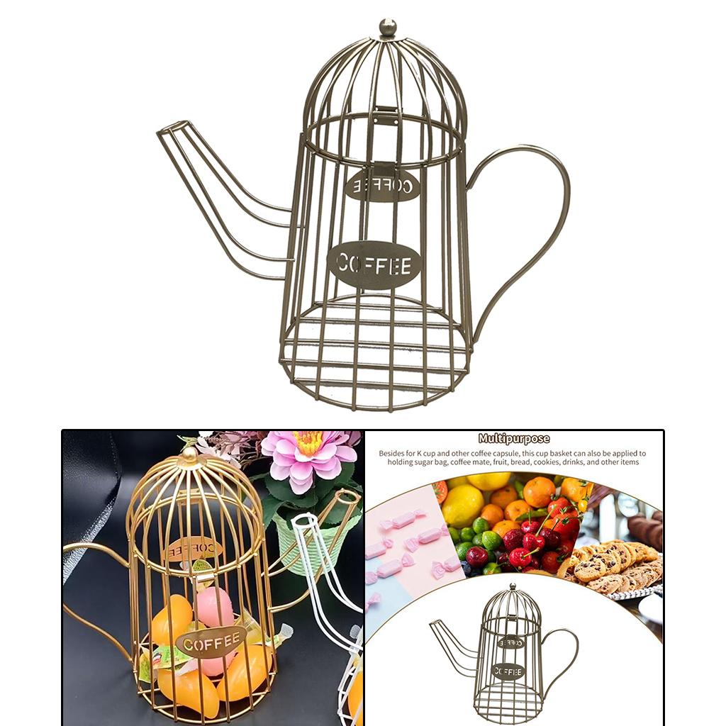 Coffee Pod Organizer Holder Capsule Storage Basket Coffee Cup Basket L