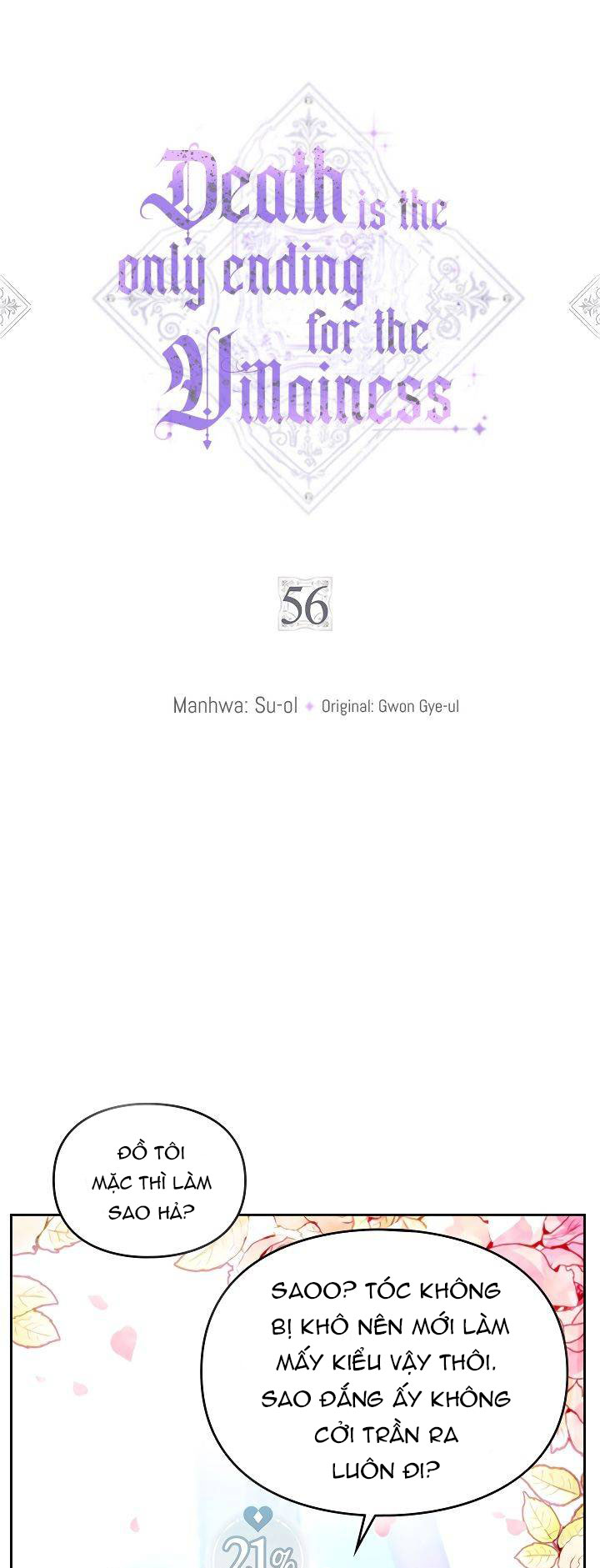kết thúc của nhân vật phản diện chỉ có thể là cái chết chapter 56 1