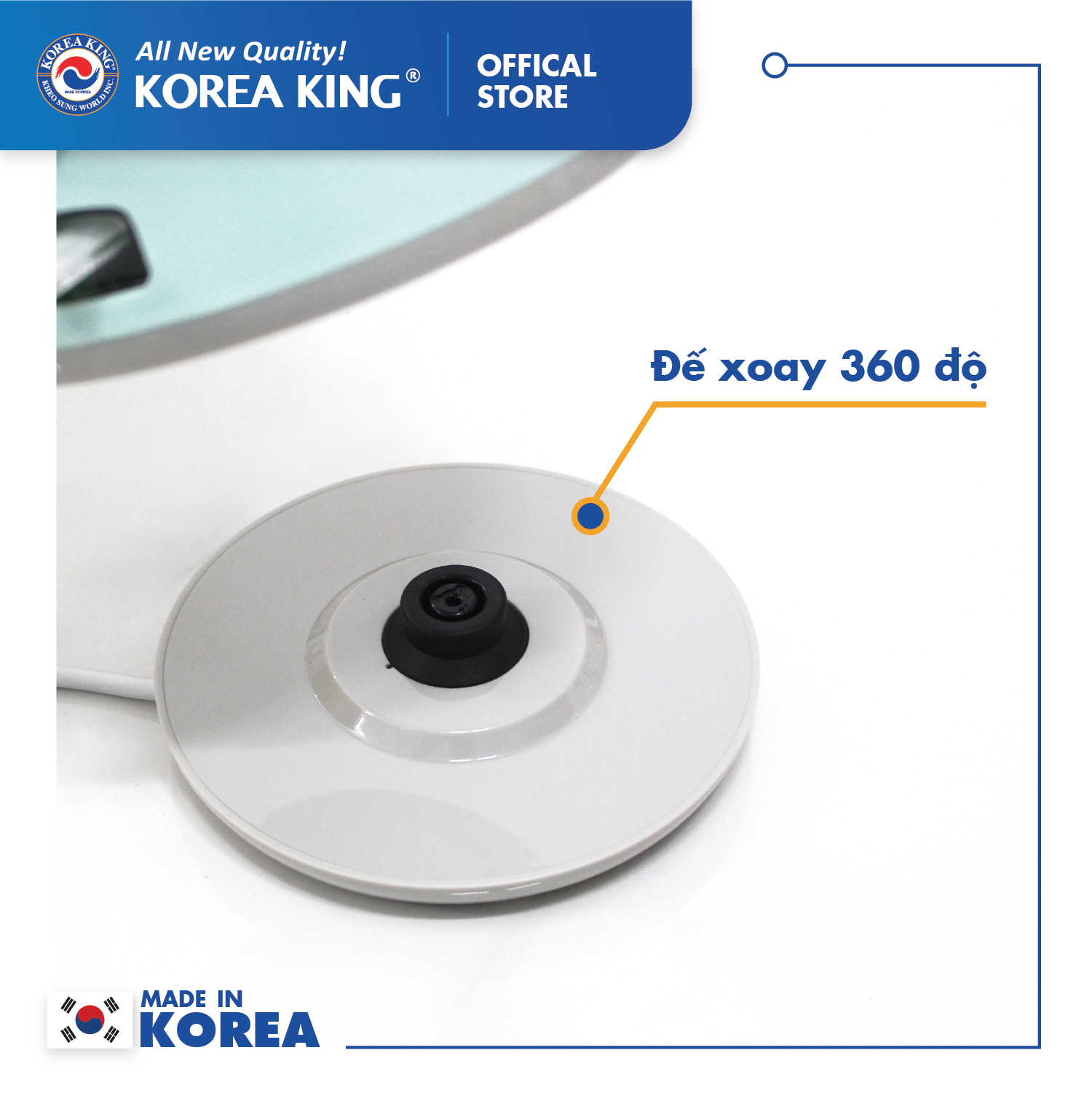 Bình đun siêu tốc Korea King PWP-17P/G ( Hàng chính hãng )
