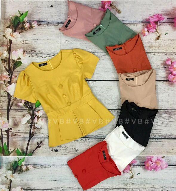 Áo thiết kế 3 nút