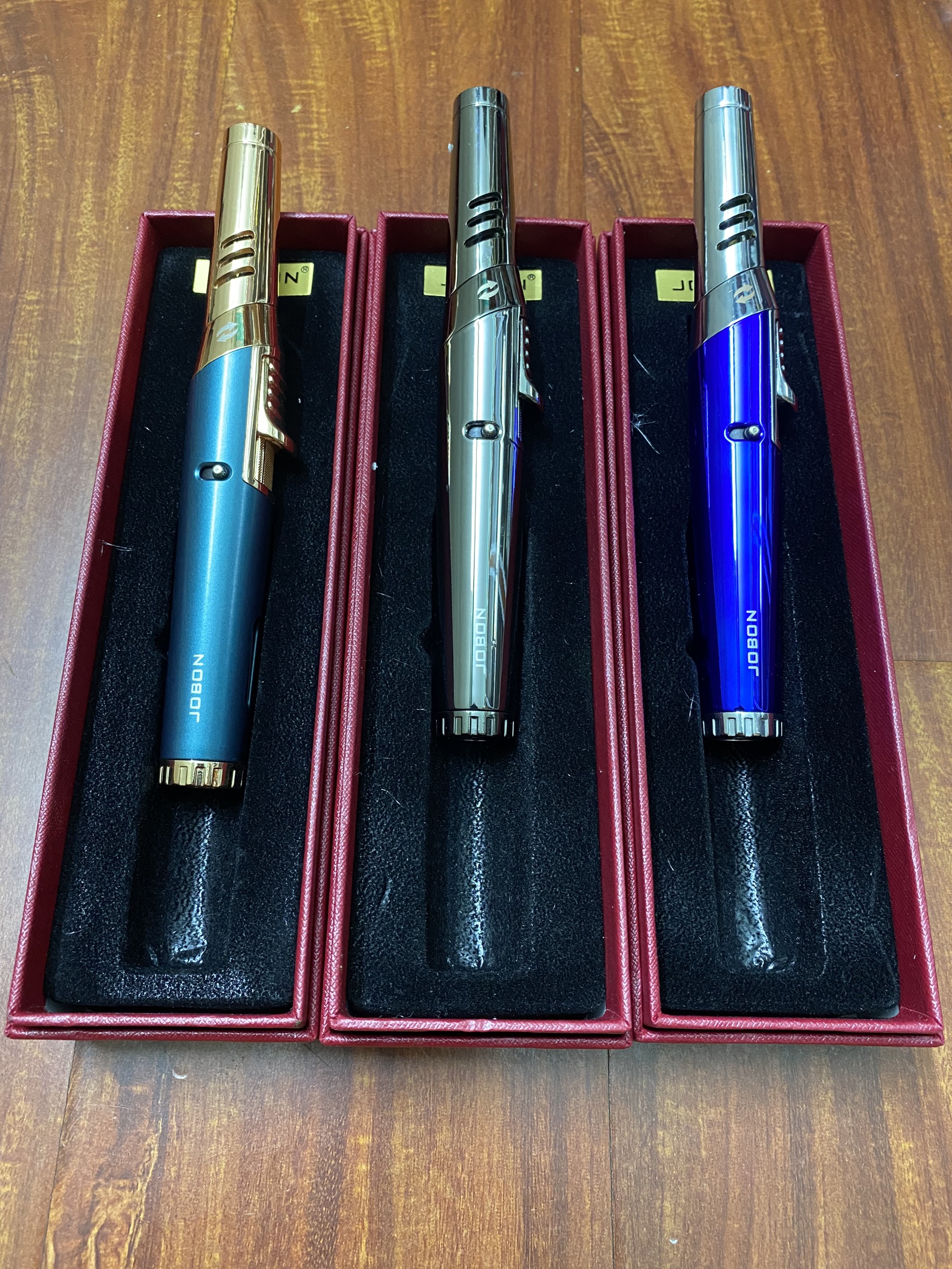 Vỏ Hột Quẹt Bật Lửa Gas Jobon ZB-317 Khò 1 Tia Vòi Xoay 50 Độ - Nhiều Màu