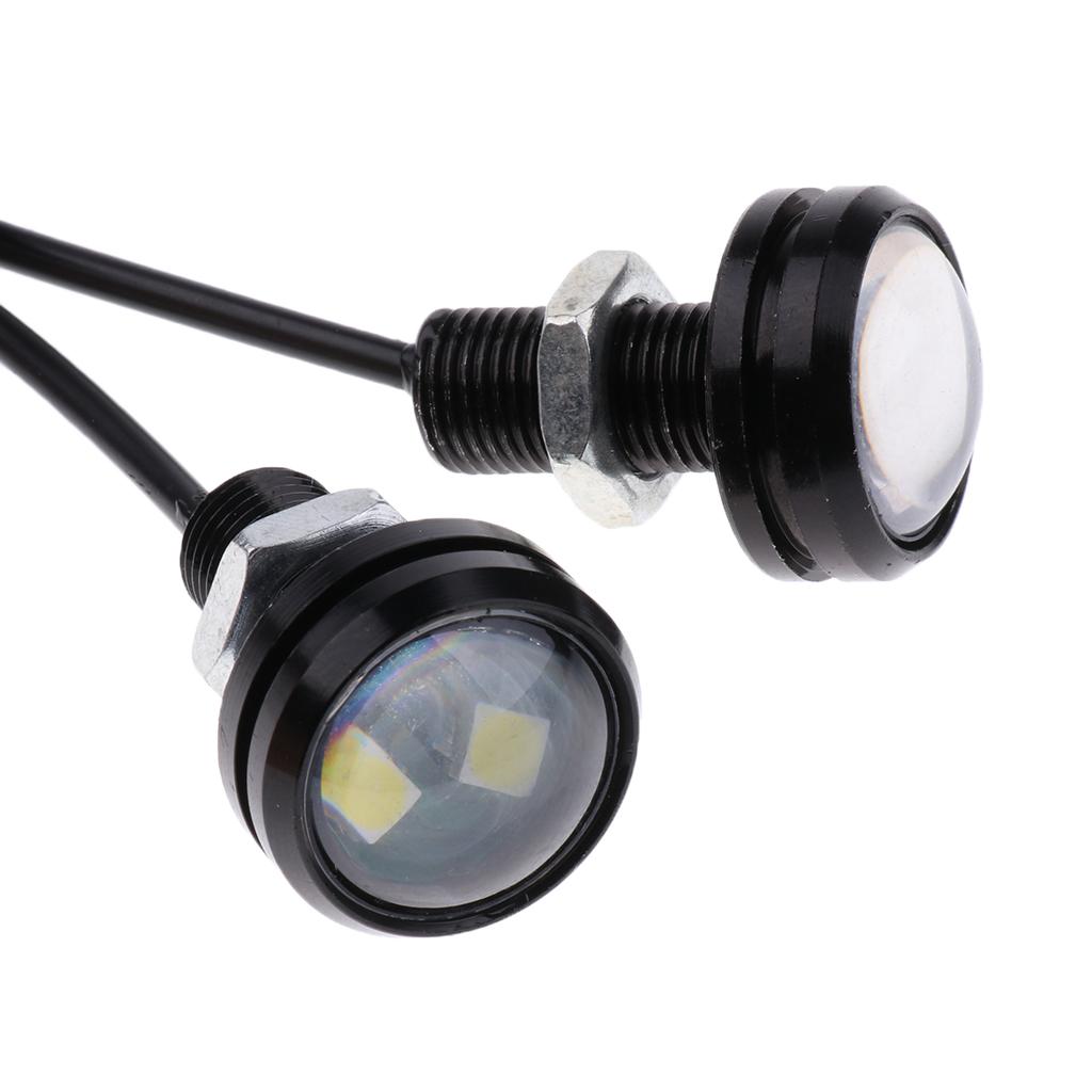Pair Eagle Eye 3030 3LED Car DRL Daytime Running Light Signal Lamps