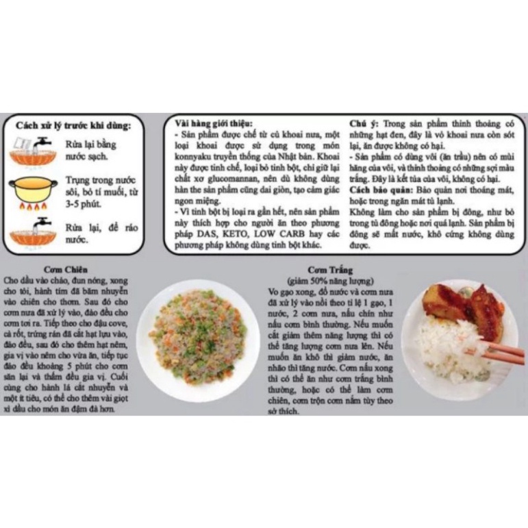 Cơm Nưa Vị Nguyên Das Keto 240g