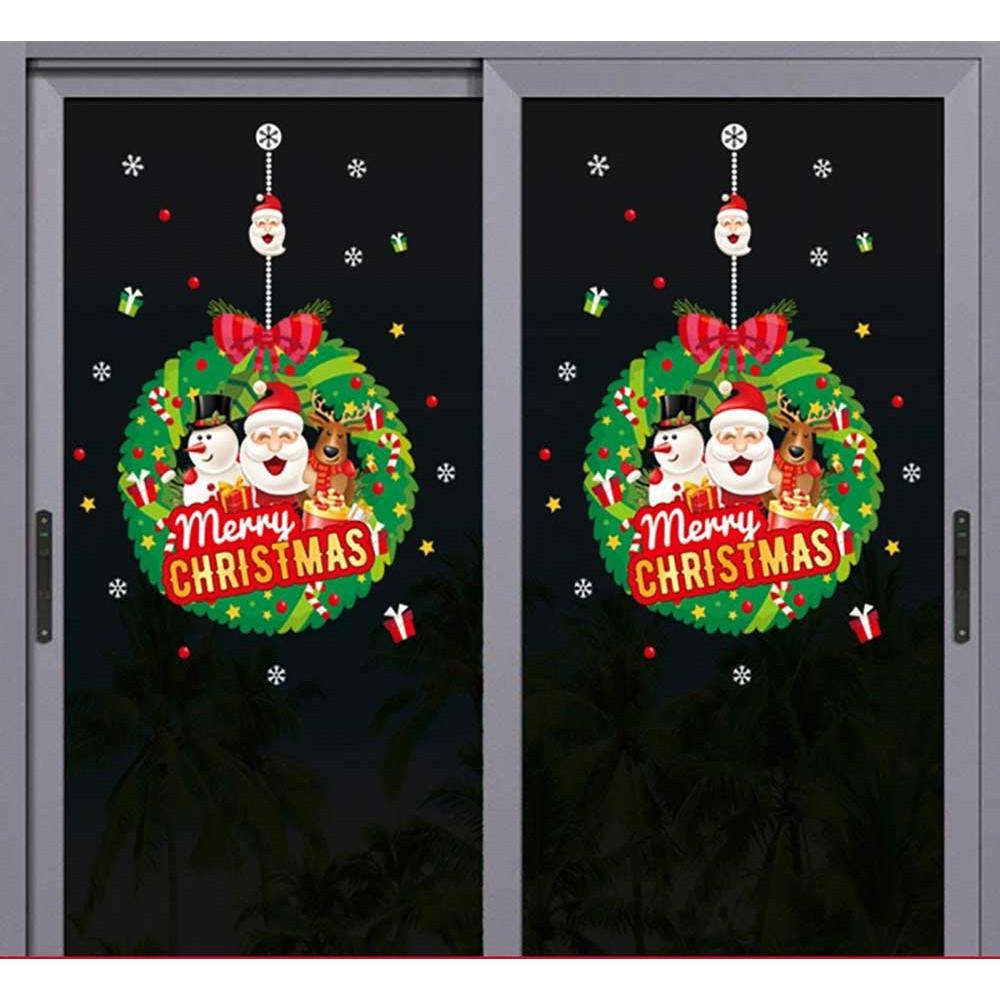 DECAL TRANG TRÍ NOEL 2 MẶT 2021 SỐ 39