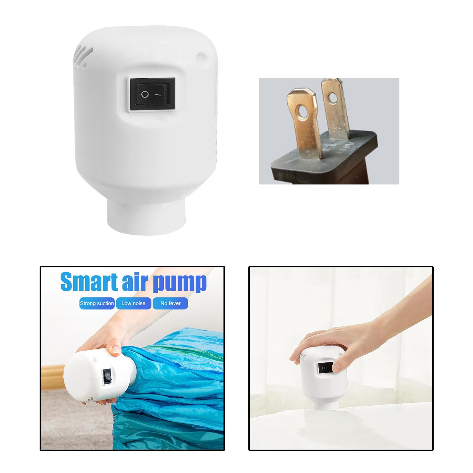 Vacuum Storage Bag Electric Air Pump Hand Tools  Electric Vacuum Sealer Us Plug Stable for Clothes Pants Camping Hiking