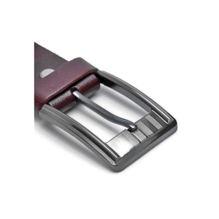 HJ4106 - Dây nịt nam da bò Huy Hoàng màu nâu