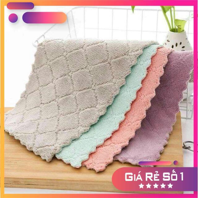 Khăn lau bếp đa năng 2 mặt mẫu mới siêu thấm nước , siêu mềm mịn.
