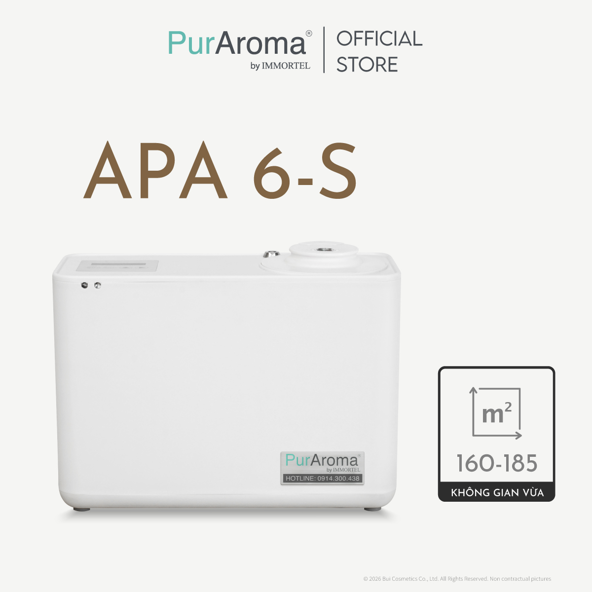 Máy Khuếch Tán Công Nghiệp PurAroma APA 6 - Công Nghệ Nano Khuếch Tán Siêu Âm