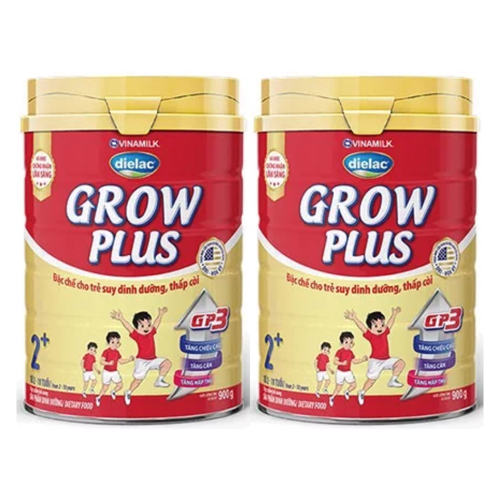 COMBO 2 HỘP SỮA BỘT DIELAC GROW PLUS 2+ 900G