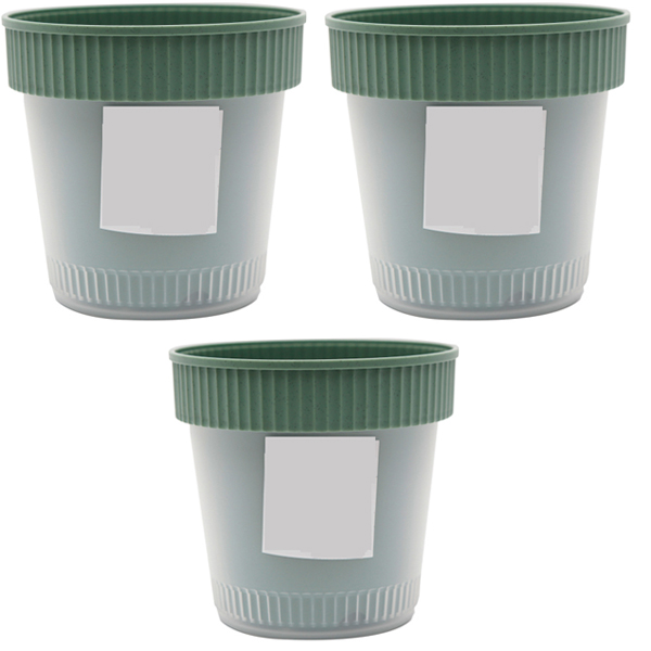 Combo 3 Chậu trồng cây 2 lớp nội địa Nhật Bản