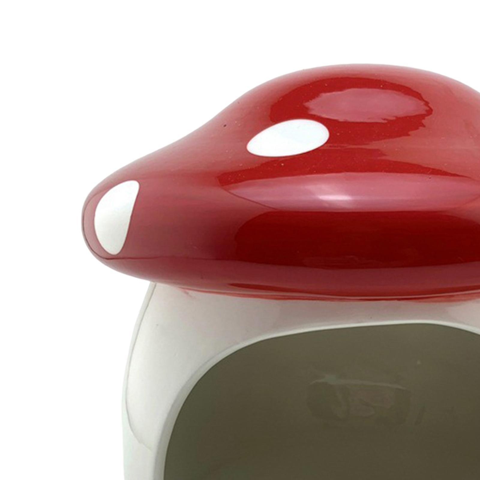 Hamster Houses Hideouts Chinchillas Mushroom Ceramic Hamster Habitat Hideout