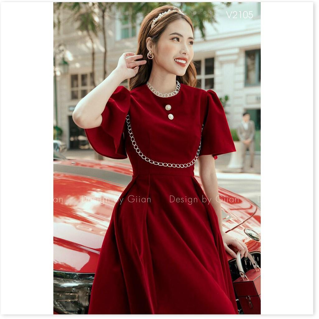 ĐẦM LỤA HÀNG QUÃNG CHÂU,DÁNG XÒE,THIẾT KẾ TRƠN NHƯNG KHÔNG KÉM PHẦN SANG TRỌNG TRANG NEMO 36 FASHION