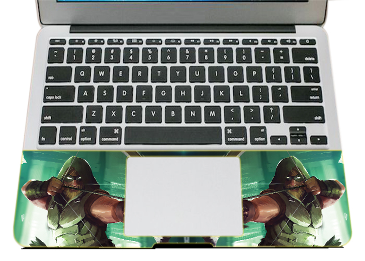 Miếng Dán Trang Trí Mặt Ngoài + Lót Tay Laptop Hoạt Hình LTHH -  749