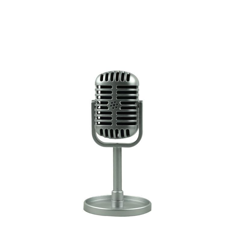 Micrô âm thanh cổ điển retro micro phong cách cổ điển mic mô hình đứng