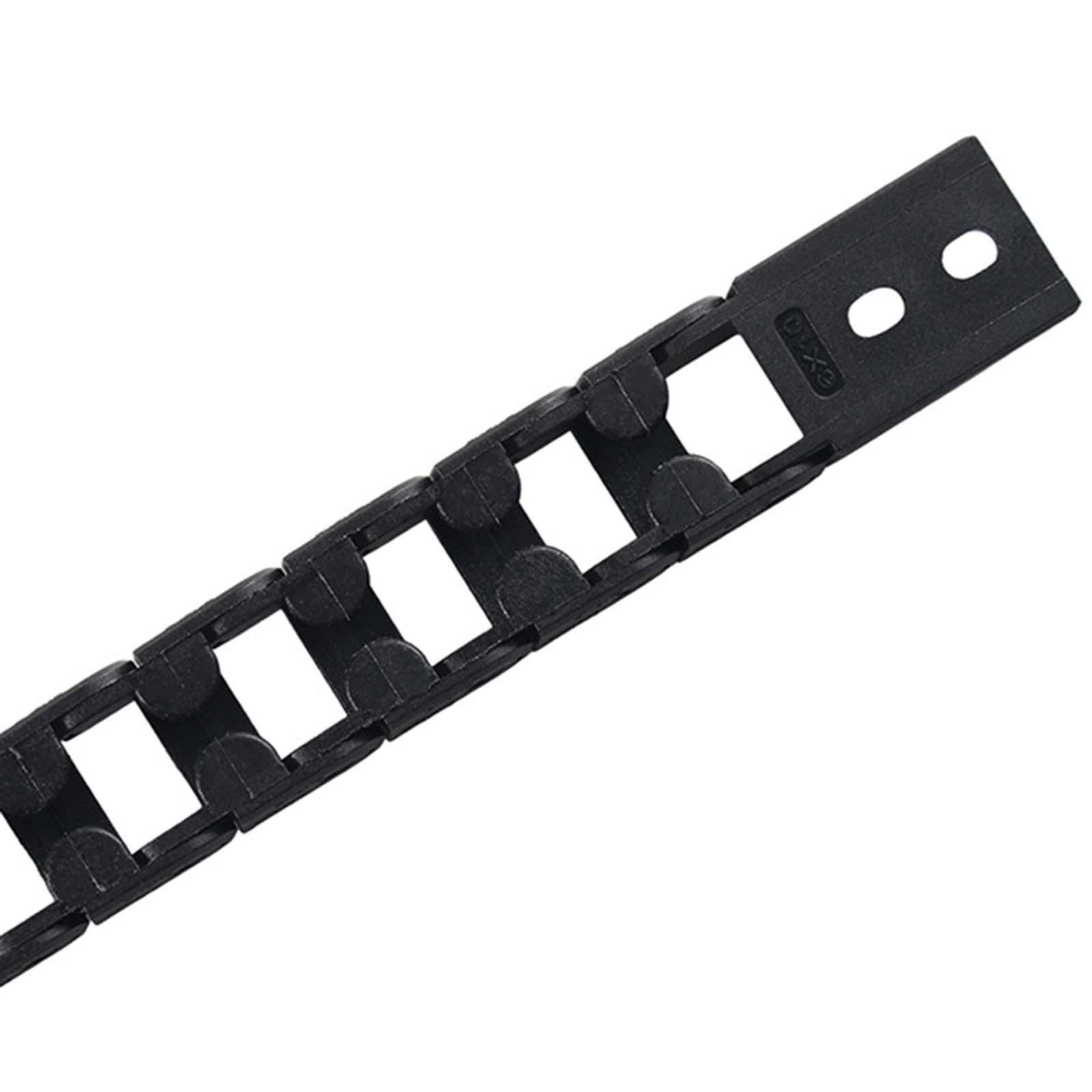 Drag Chain Replacement Parts Flexible Low Noise Professional Black High Performance 3 Hole Mount Pattern Bridge Type for P1p 3D Printer Parts
