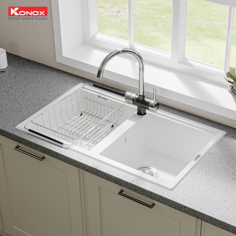 Chậu rửa bát đá KONOX Granite Sink Phoenix 860