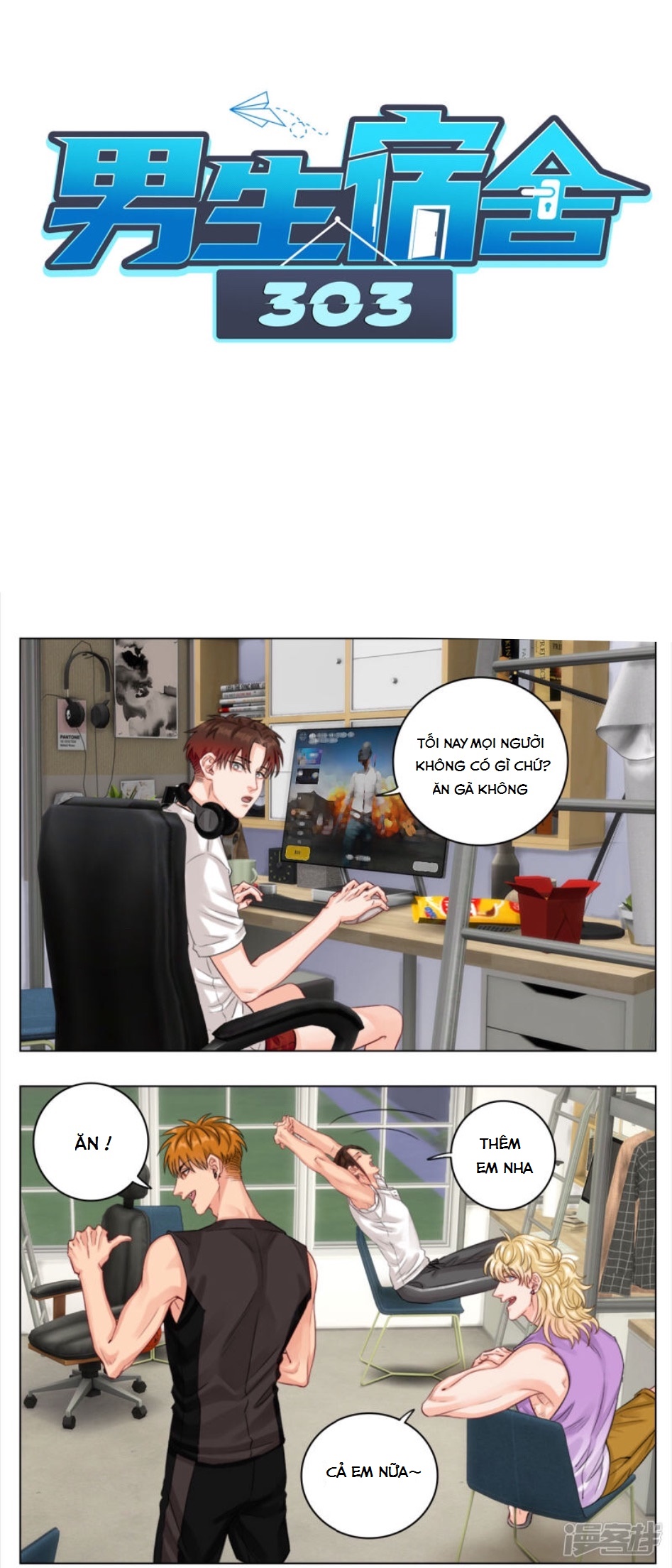 ký túc xá nam phòng 303 chapter 5 8