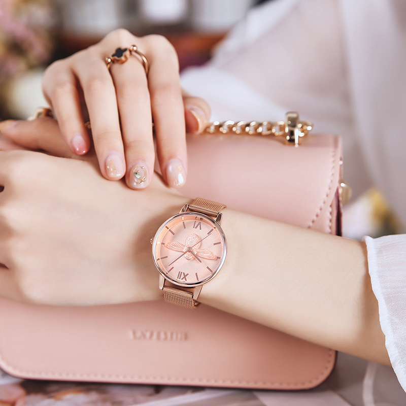 Đồng hồ nữ Aborni Ong Rose Gold