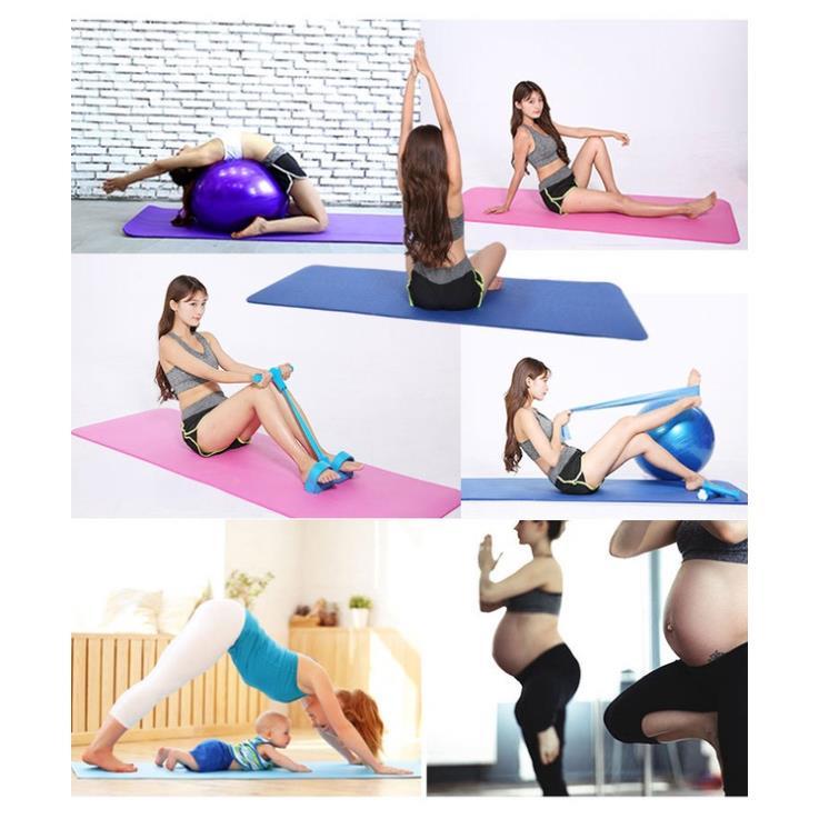 Thảm Tập Yoga/Gym Chống Trượt Dày 8mm Chất Liệu TPE Cao Cấp, Chống Trượt, Chống Thấm Nước