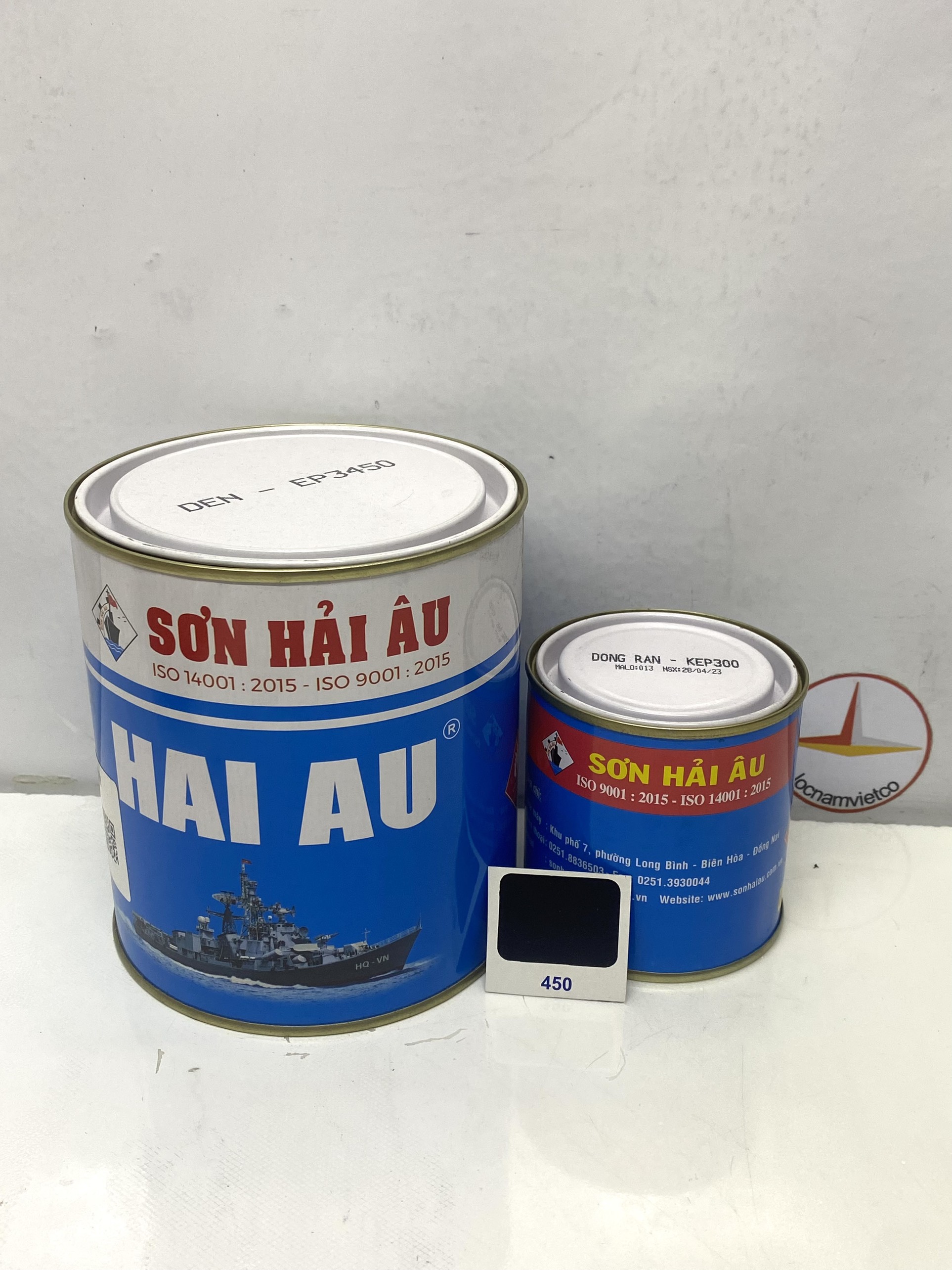 Sơn Epoxy Hải Âu nhiều màu 1L/Bộ