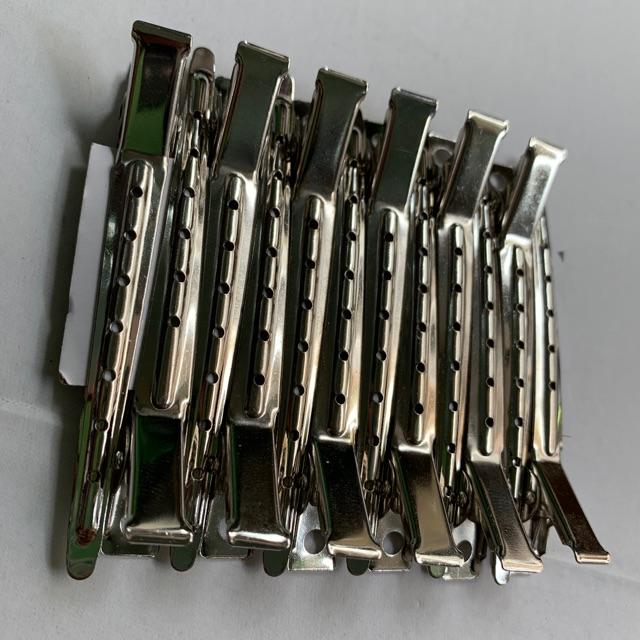 Kẹp vịt tạo hình tóc inox loại 1 GiangPKC chiều dài 8,5cm