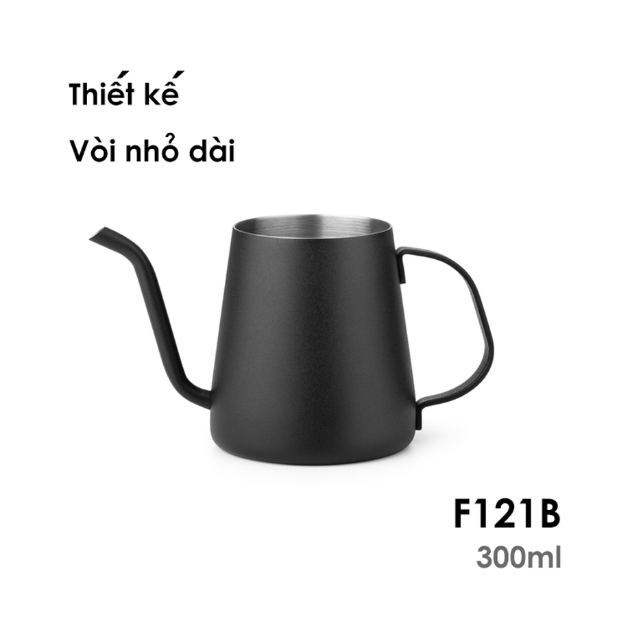 Bình rót cafe vòi dài Samaglas F121B 300mL