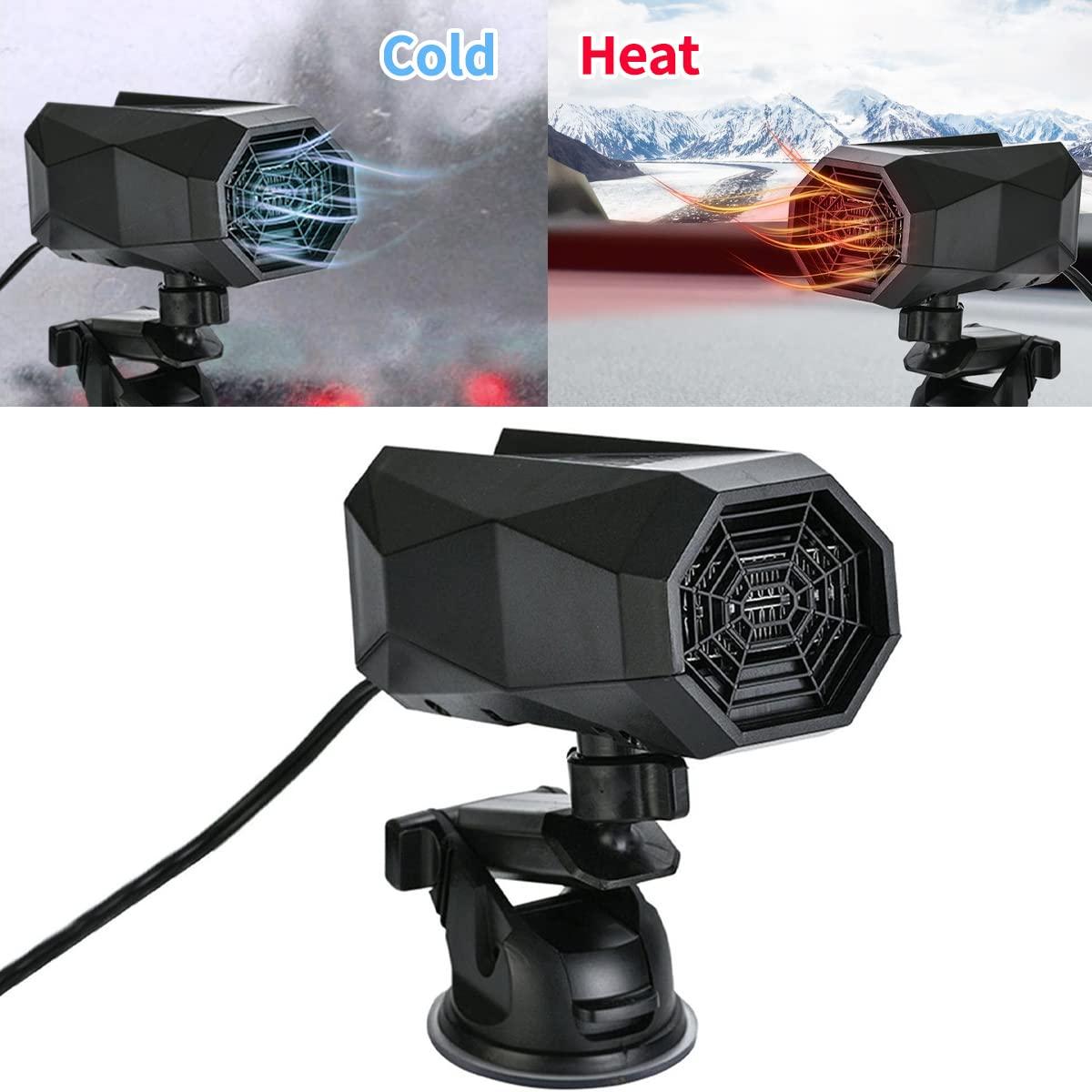 Làm nóng xe hơi, quạt sưởi ấm 12V 150W, xe sưởi 2 trong 1 và quạt làm mát, quạt sưởi xe hơi, xe chắn gió xe hơi xe hơi