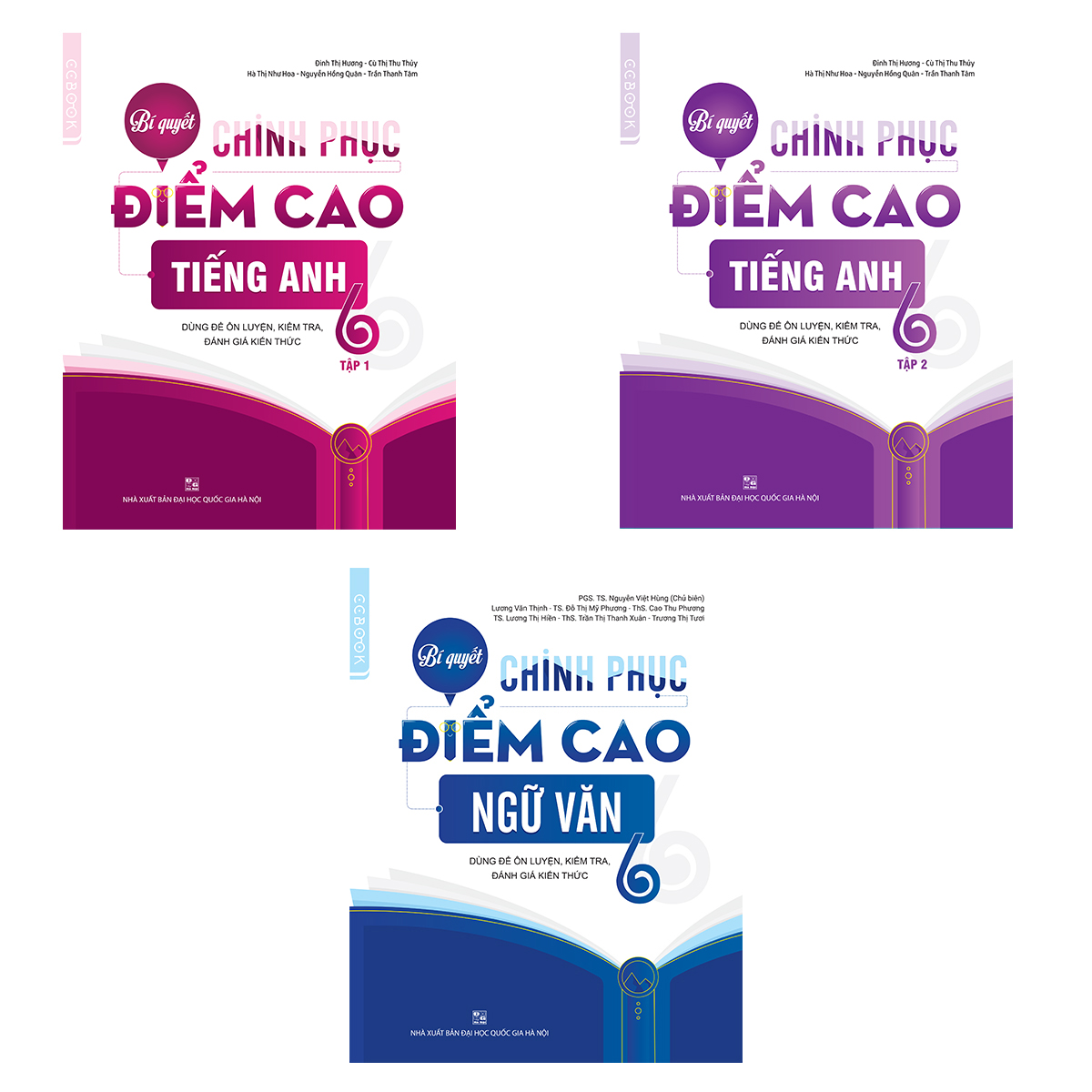 Combo Bí quyết chinh phục điểm cao Tiếng anh - Ngữ văn 6