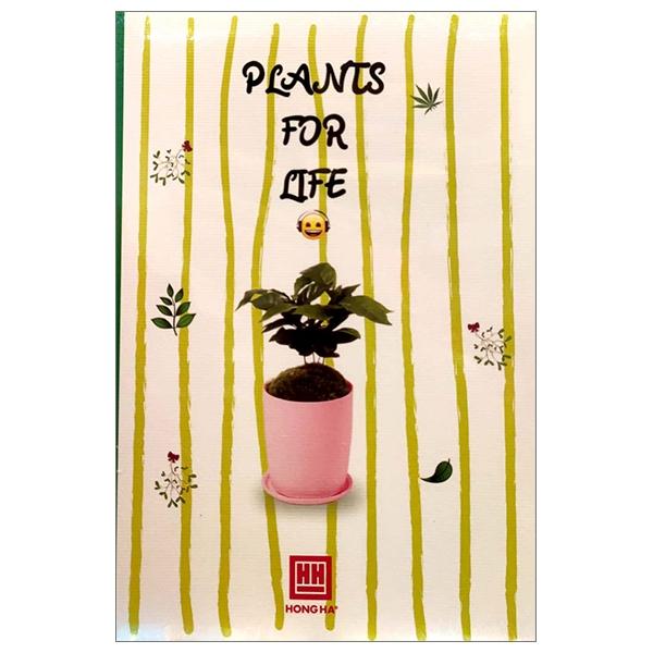 Combo 5 Vở Plants For Life - Kẻ Ngang 120 Trang - Hồng Hà 1416 (Mẫu Màu Giao Ngẫu Nhiên)