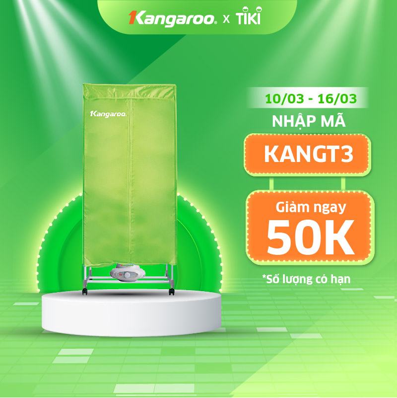 Máy Sấy Quần Áo Kangaroo KG307 (1000W) - Hàng chính hãng