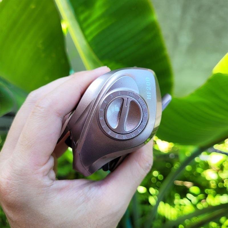 Máy câu lure máy ngang câu cá Hidden Fog có tiếng Drag Click siêu phê