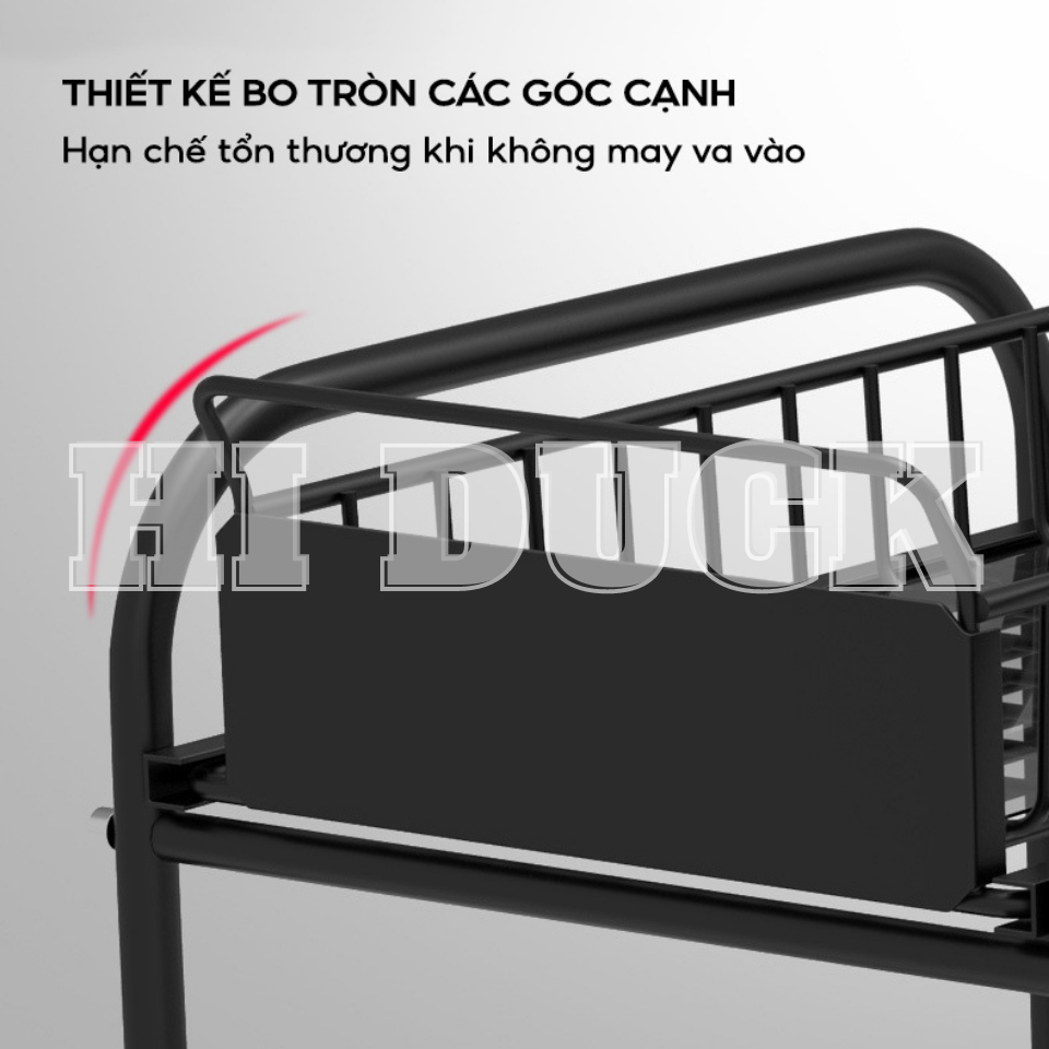 Kệ Gia Vị Nhà Bếp Đa Năng Cao Cấp, Kệ Đa Năng Chất Liệu Thép Carbon Chống Gỉ Sét Siêu Bền