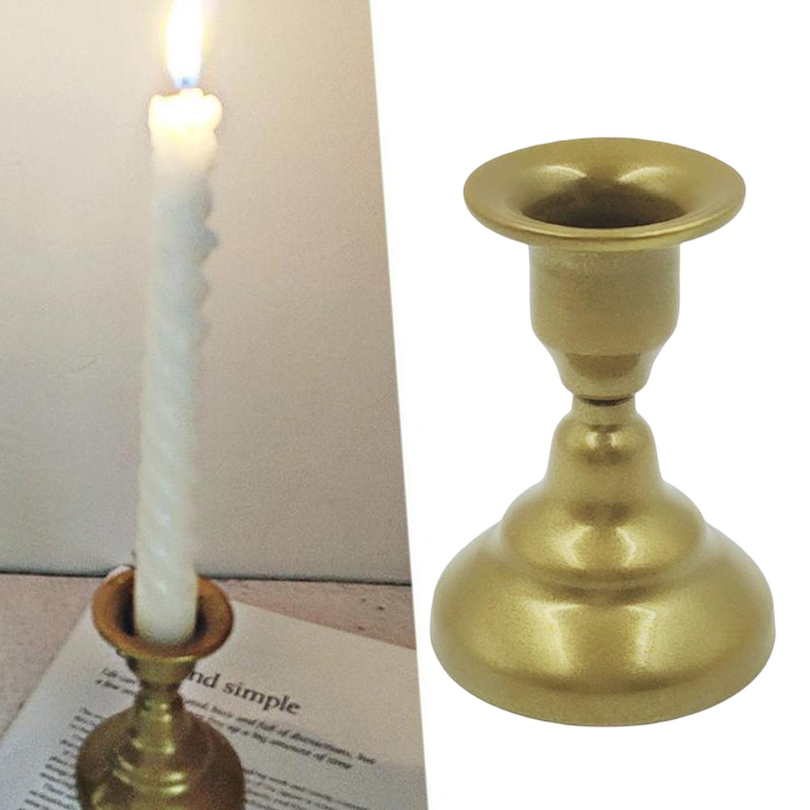 Iron Taper Candle Holder, Decorative Candle Stand, Candlestick Holder for Wedding, Dinning, Party Decor