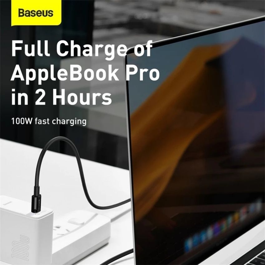Cáp sạc nhanh truyền dữ liệu Baseus Superior Series fast charge data cable type C to type C 100W-Hàng chính hãng