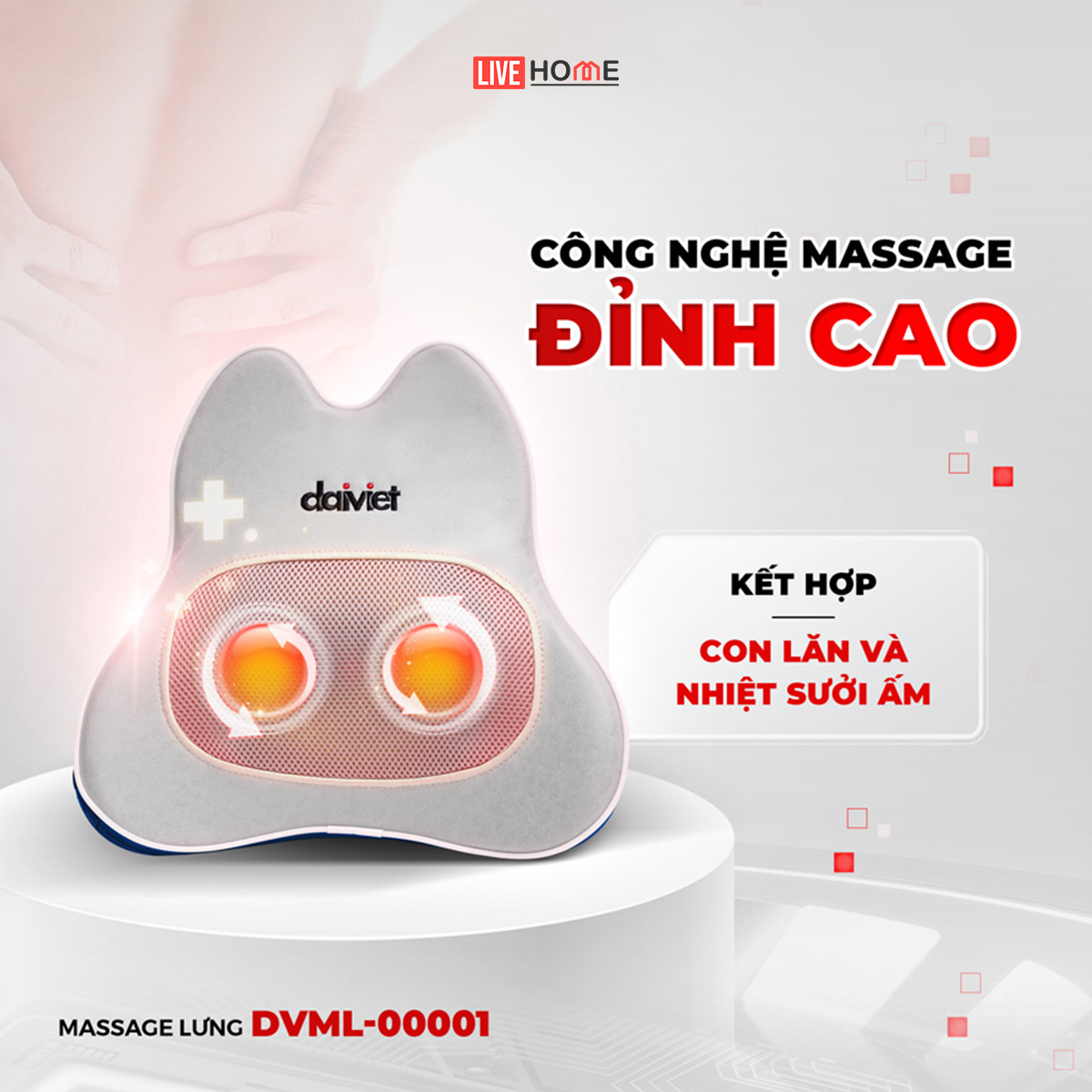 Máy Massage Lưng Đại Việt DVML-00001