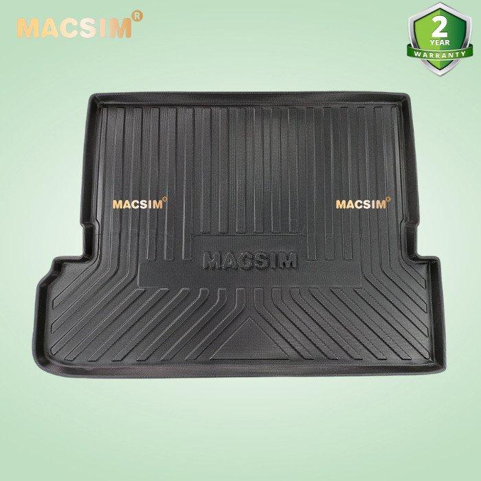 Thảm lót cốp xe ô tô Toyota Prado 2010- 2020 nhãn hiệu Macsim chất liệu TPV cao cấp màu đen hàng loại 2