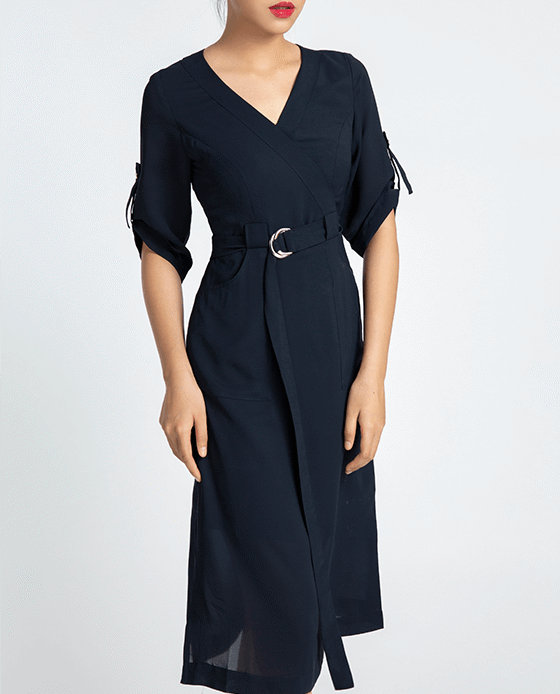 Đầm Suông Đầm Midi Thanh Lịch | Thời trang thiết kế Hity