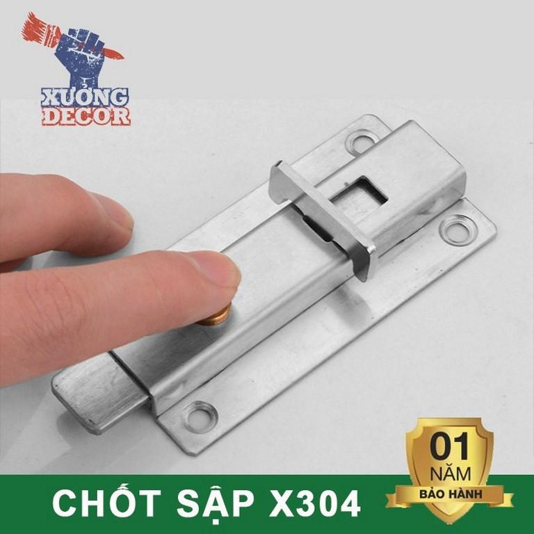 CHỐT CỬA SẬP -INOX 304