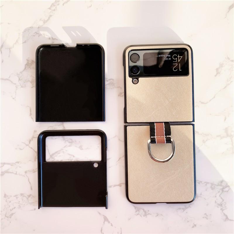 Ốp Lưng Da Sang Trọng Cho Samsung Galaxy Z Flip 3 / Z FLIP 4