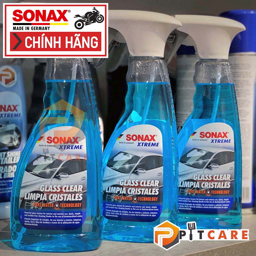 Dung Dịch Làm Sạch và Trong Kính Sonax Xtreme Glass Clear NanoPro 500ml 238241