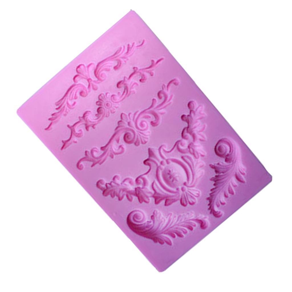 Silicone Fondant Cake Sugarcraft Decorating Mould Tools Shape Decorating