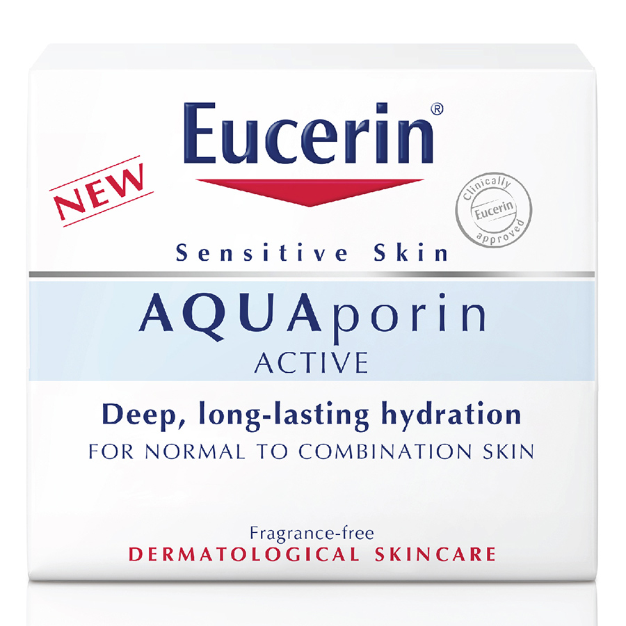 Kem dưỡng ẩm dịu nhẹ cho da thường đến da hỗn hợp Eucerin Aquaporin Active Cream 50ml