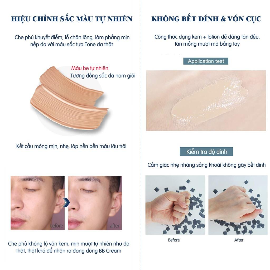 Kem che khuyết điểm chống nắng cho nam giới Grinif Natural BB Cream for Men 50g