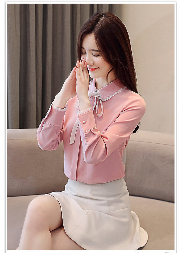 Áo sơ mi cổ nơ