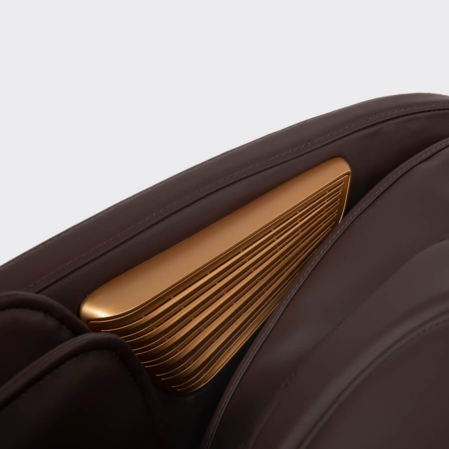 Ghế massage toàn thân cao cấp KINGSPORT G81 Brown Coffee với 15 chế độ massage tự động, công nghệ AI giọng nói