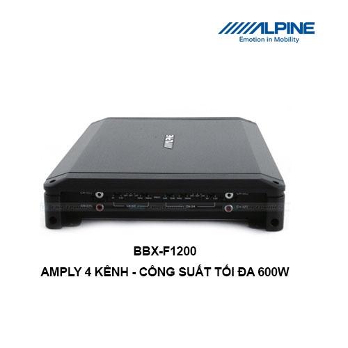 BBX-F1200 Amply ô tô 4 kênh công suất tối đa 400Wchính hãng Alpine