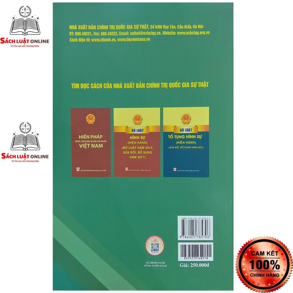Sách - Trách nhiệm hình sự và loại trừ trách nhiệm hình sự