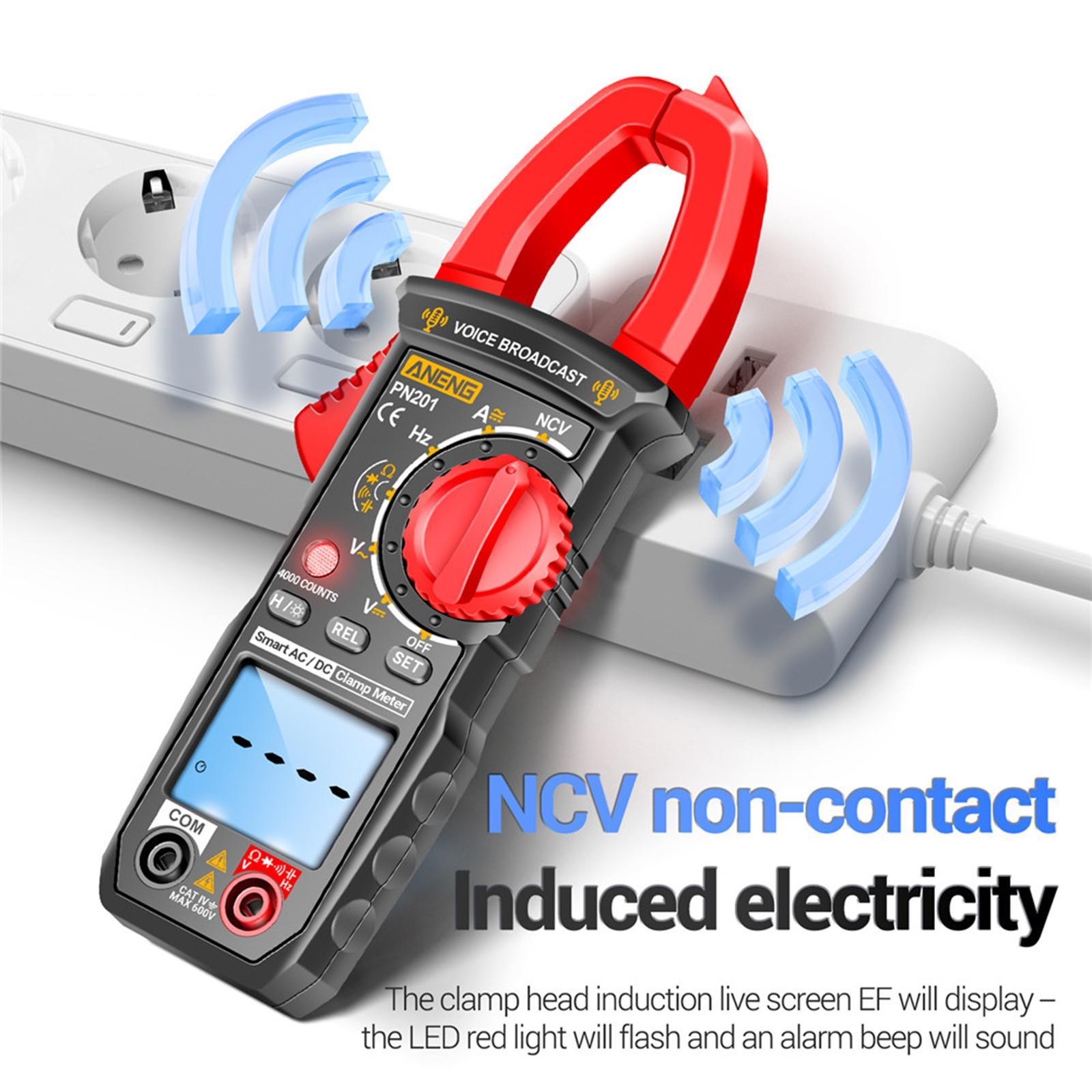 Digital Multimeter Clamp Meter Voltage Tester for Vehicles Household Outlets