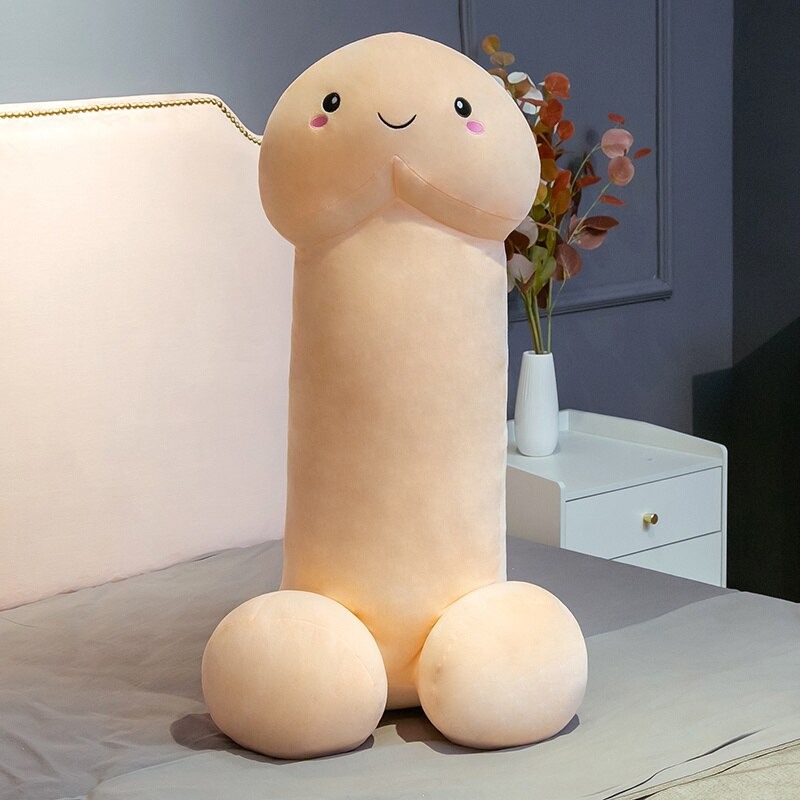 Thú nhồi bông ciu ciu siêu đáng yêu - Quà tặng gấu bông ciu ciu - Size từ 70cm đến 100cm - Gối ôm ciu ciu kem nâu